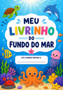 ÁLBUM DE FIGURINHAS - FUNDO DO MAR