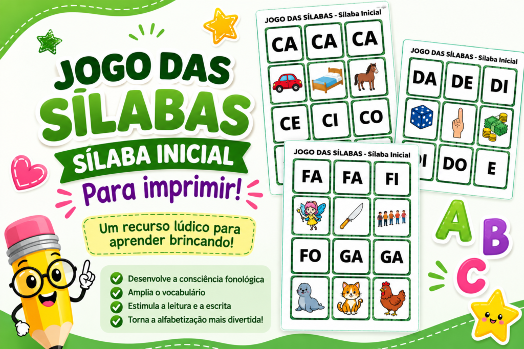 JOGO DAS SÍLABAS