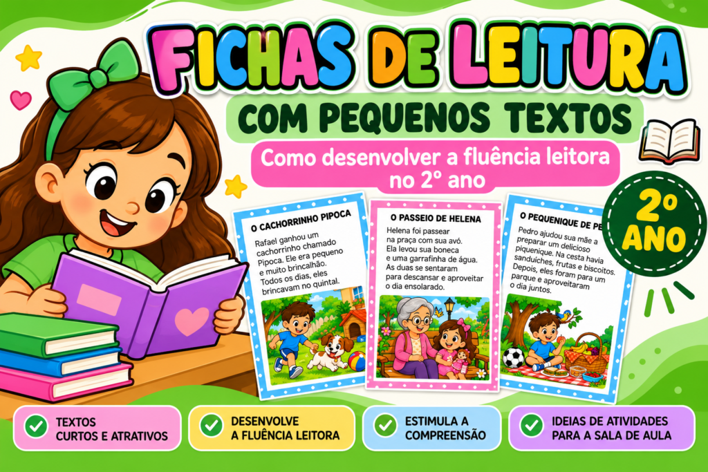 FICHAS DE LEITURA COM TEXTOS