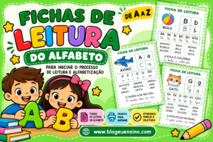 FICHAS DE LEITURA DO ALFABETO