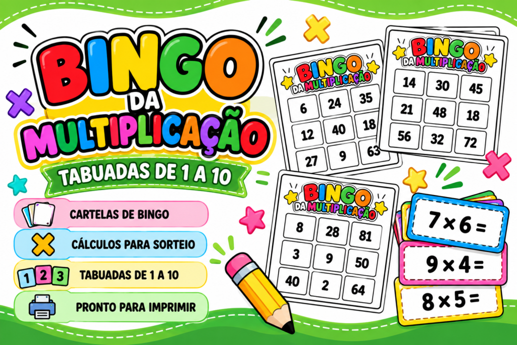 BINGO DA MULTIPLICAÇÃO